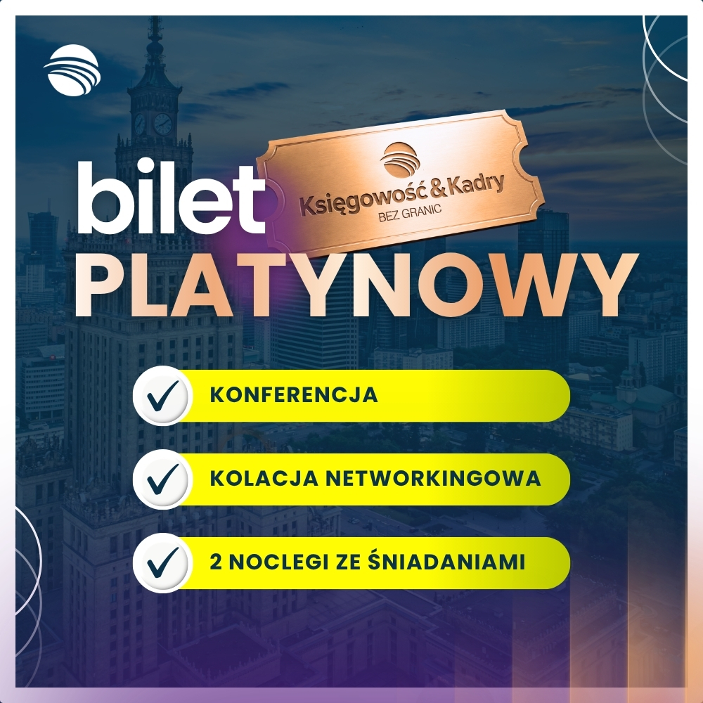 Grafika szkolenia: Kadry & Księgowość Bez Granic – Bilet Platynowy